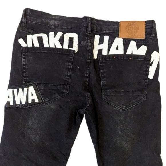 IRO-OCHI Kanazawa savage black jeans size 32 - Picture 6 of 16